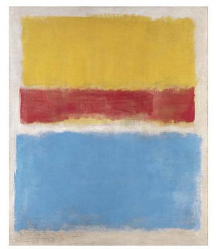 Mark Rothko Untitled Yellow Red and Blue 1953